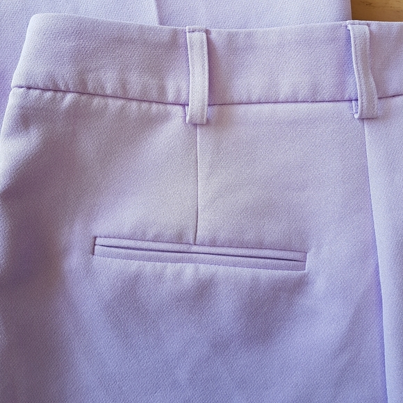 🌏 RIVER ISLAND • Purple Split Hem Flared Trousers • Sz 10 - Picture 5 of 13